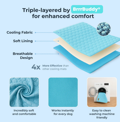 BrrrBuddy™ Pet Cooling Mat